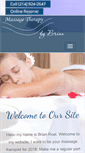 Mobile Screenshot of massagetherapybybrian.com